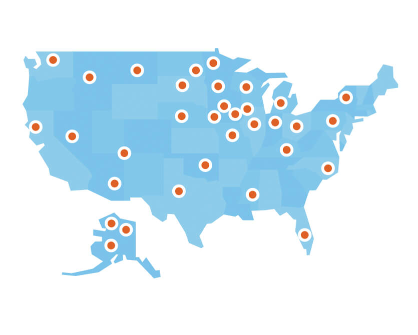 Dot (Points) Map} | Robust JavaScript/HTML5 charts | AnyChart