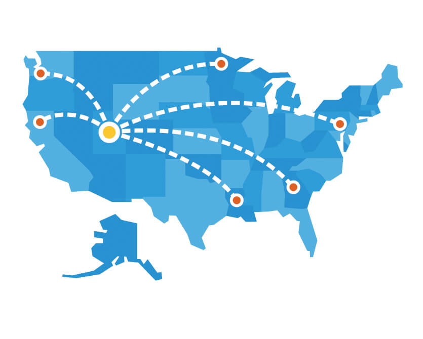 Points Connections Map} | Robust JavaScript/HTML5 charts | AnyChart