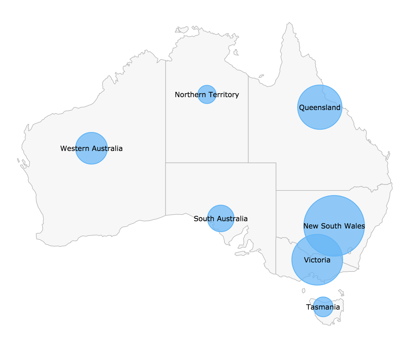 Bubble/Proportion Maps} | Robust JavaScript/HTML5 charts | AnyChart