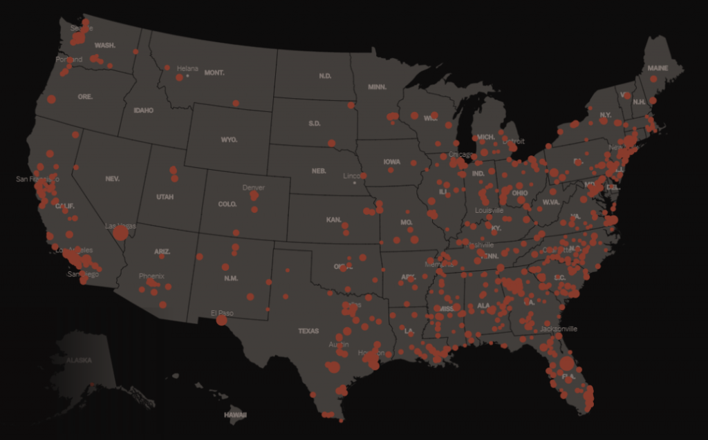 Top Data Visualizations on Travel, Burgers, Shootings, Light — DataViz ...