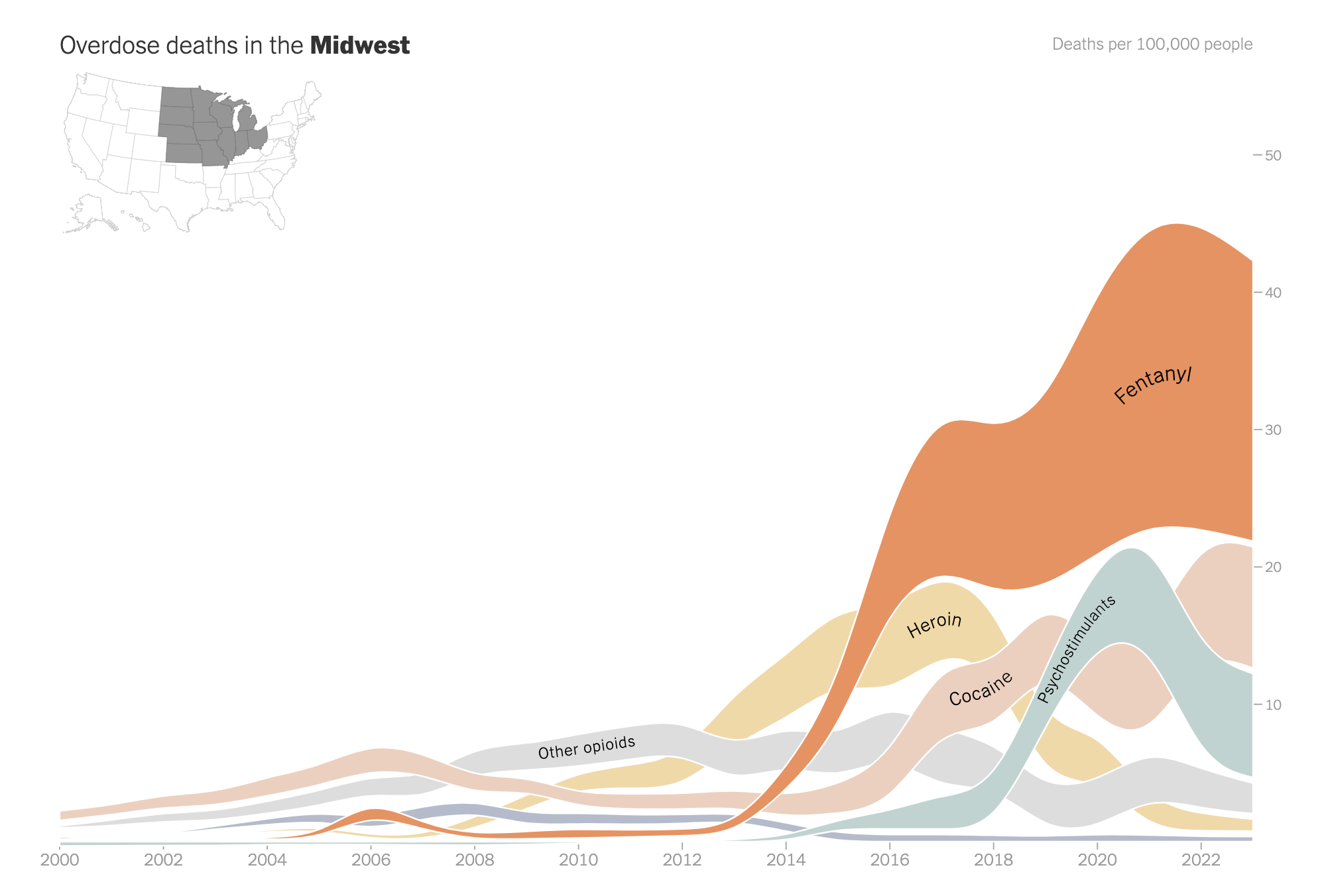 Opioid Overdose Deaths Across U.S.