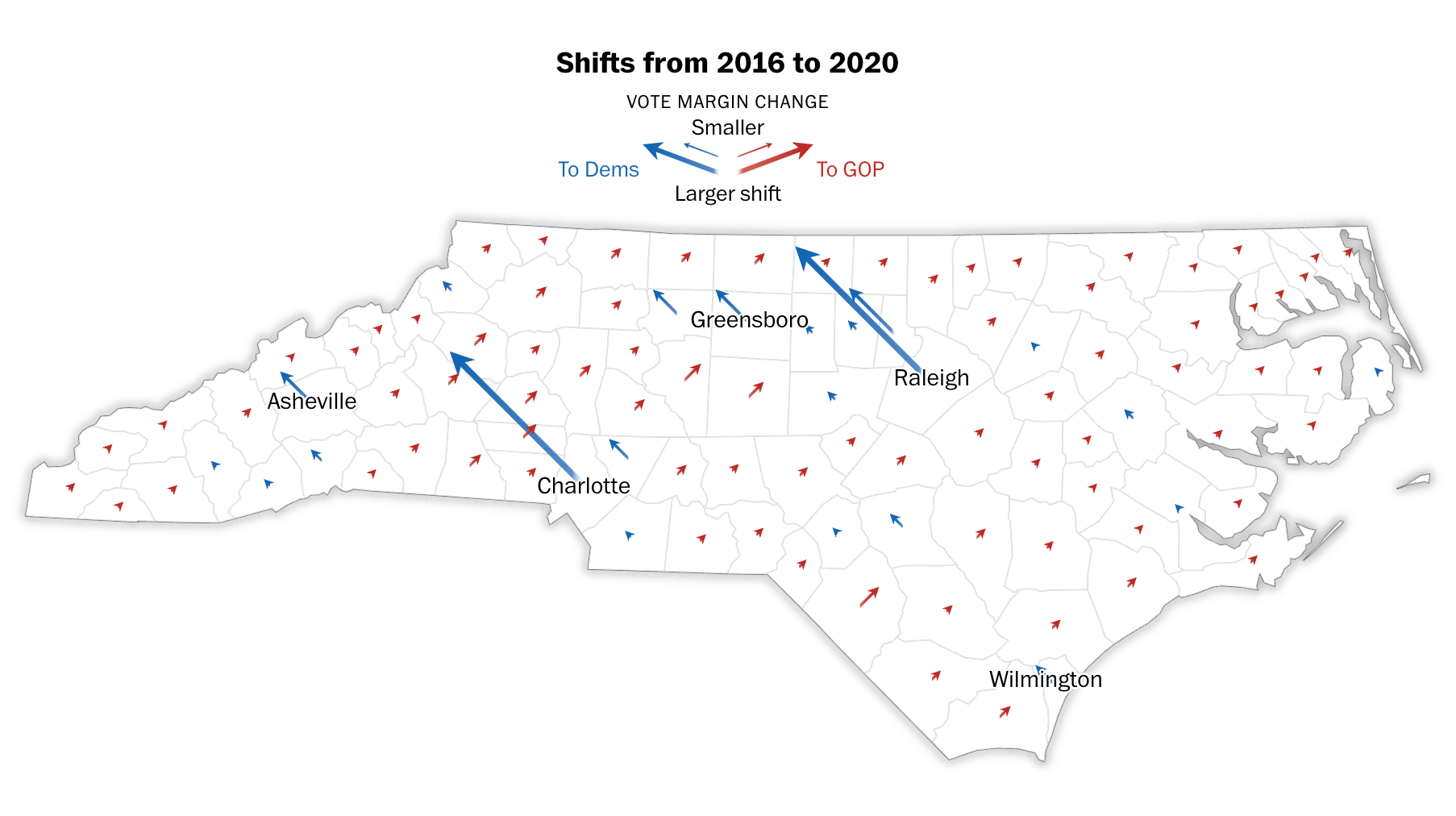 Local Voting Trends Within Swing States