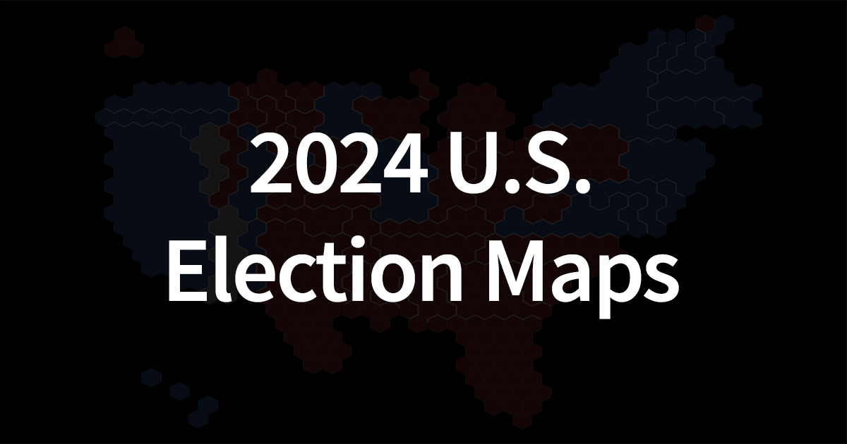 U.S. Election Maps 2024 — DataViz Weekly Special