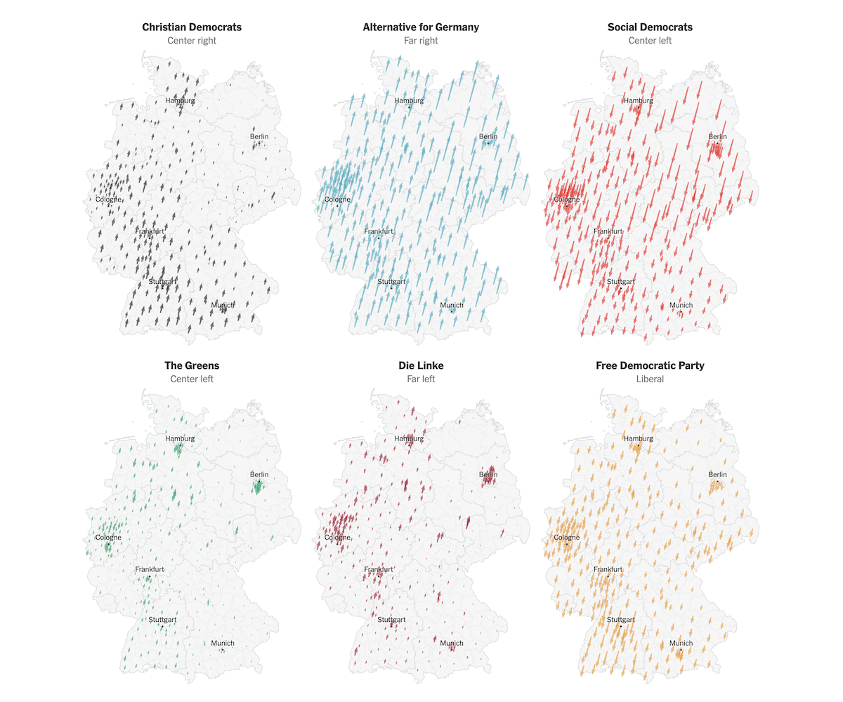 Germany’s 2025 Federal Election Results Data Visualization