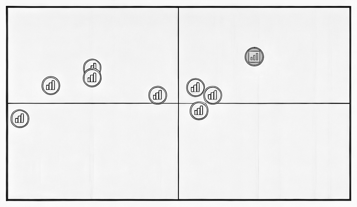 Quadrant chart sketch